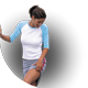 Brightline Ladies' 3/4 Length Sleeve Baseball Baby T