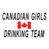 Canada Day T-shirts: Canadian Girls Drinking Team